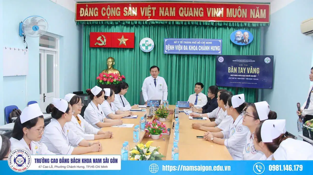 KHAI MẠC HỘI THI BÀN TAY VÀNG NHÀ GIÁO GIÁO DỤC NGHỀ NGHIỆP LẦN THỨ VII NĂM 2026 – TIỂU BAN Y DƯỢC